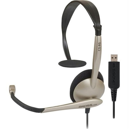 Virtual USB Communication Headset CS95 with Noise Reduction Microphone - VI59411